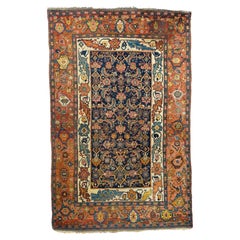 Antiker persischer Bidjar-Teppich 4'7'' x 7'3''