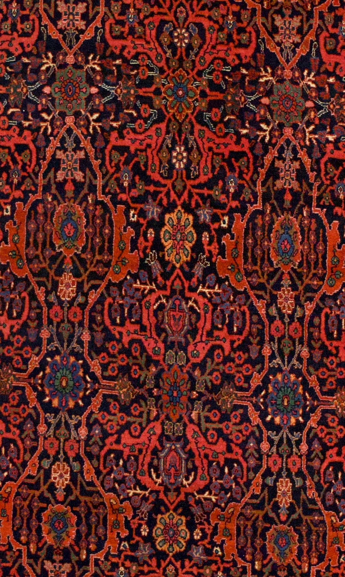 Alfombra Persa Antigua Bidjar 5'4