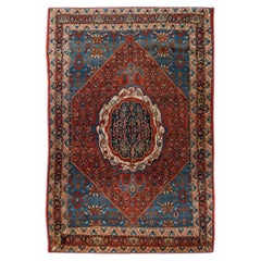 Antiker persischer Bidjar-Teppich, 7'9 x 12'2