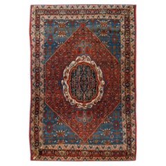 Tapis persan antique Bidjar, 7'9 x 12'2