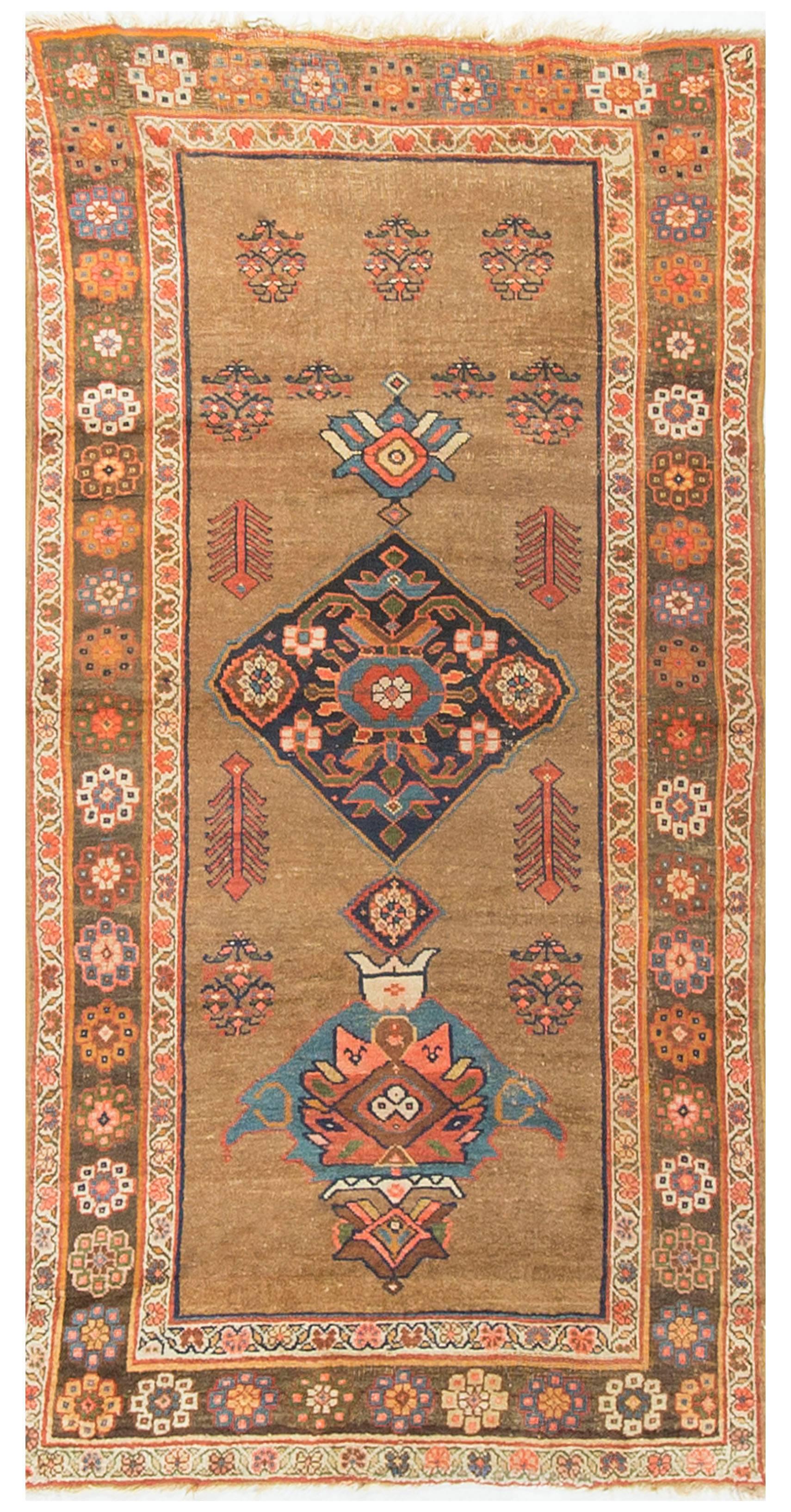 Perse Tapis persan ancien Bidjar, vers 1920 4 x 7'6. en vente