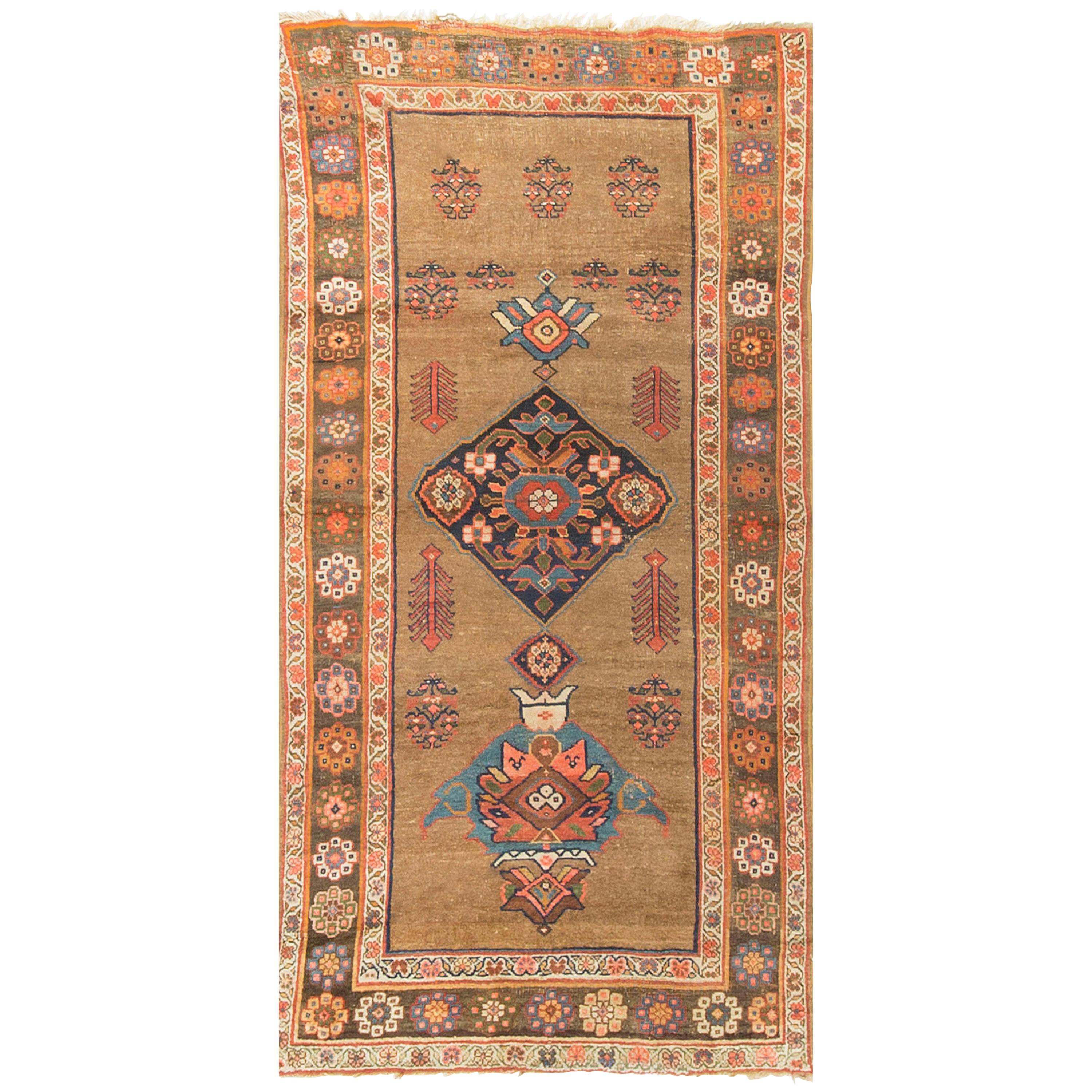Antiker persischer Bidjar-Teppich, ca. 1920, 4 x 7'6.