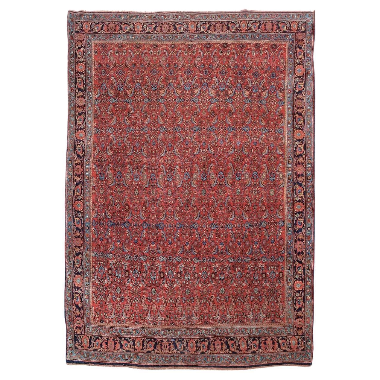 Antique Persian Bidjar Rug, Early 20th Century For Sale
