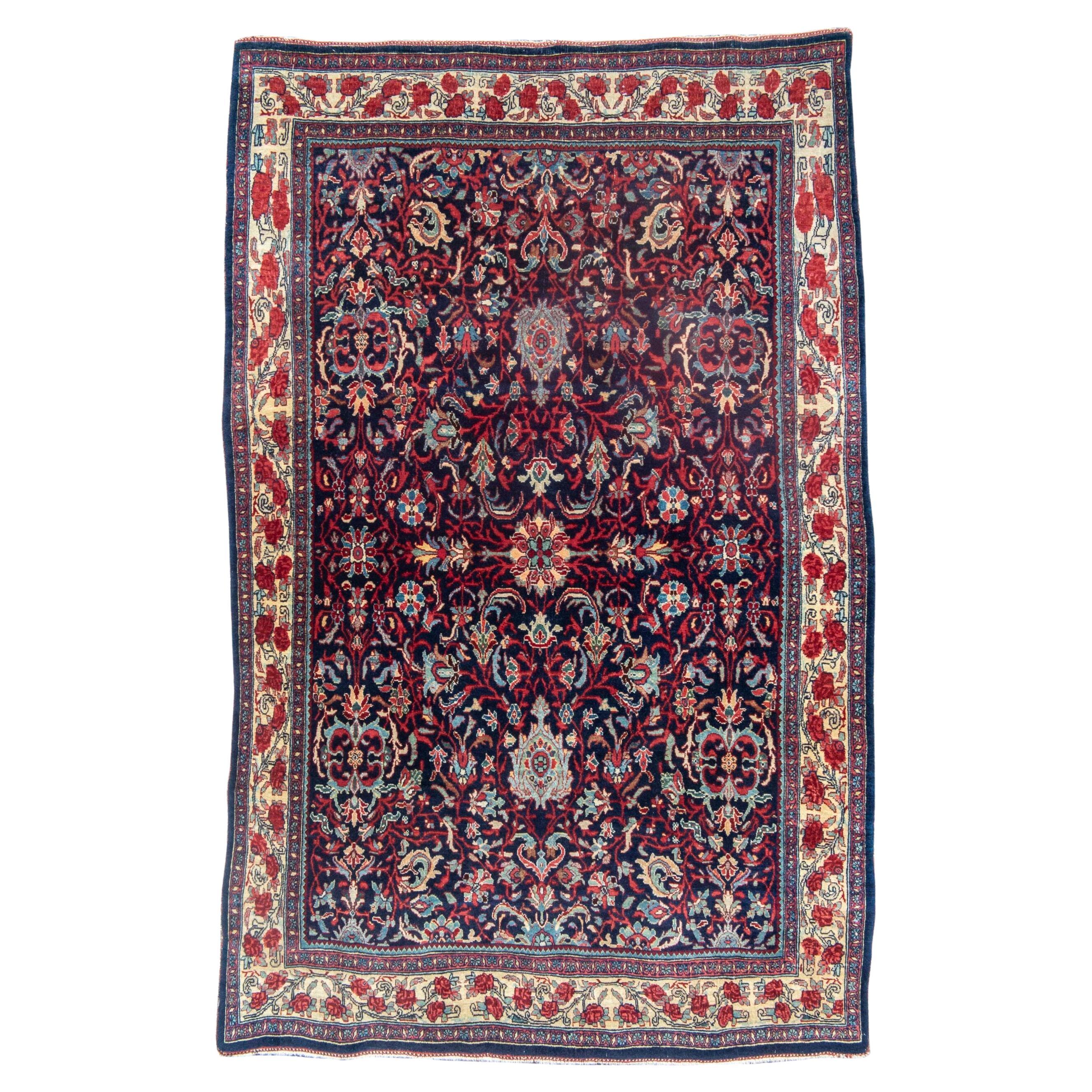 Antique Persian Bidjar Rug, Early 20th Century For Sale