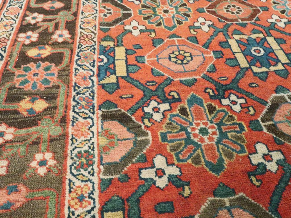 Antique Persian Bidjar Rug In Good Condition For Sale In New York, NY