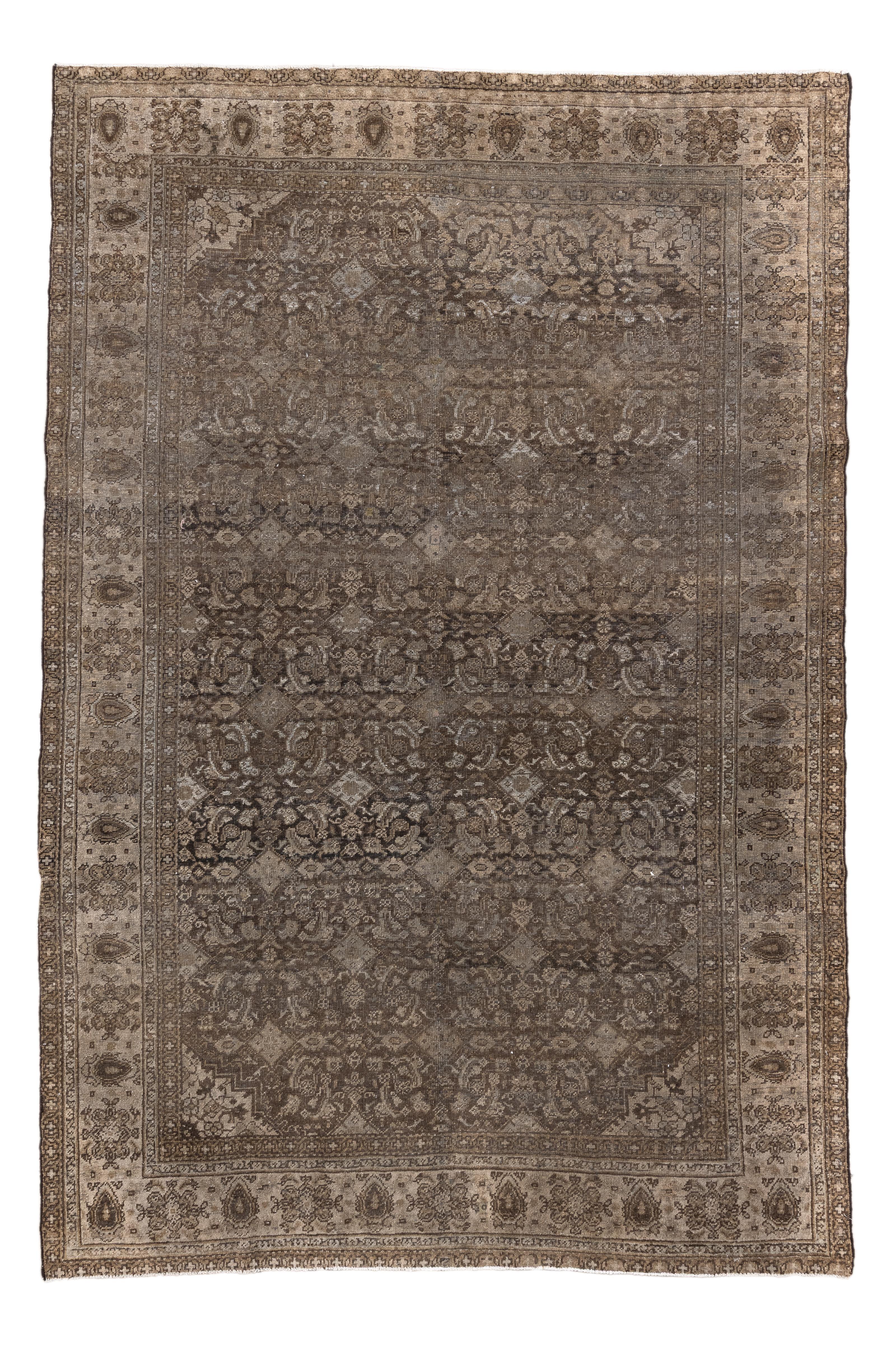 Cet élégant tapis Elegar ancien, mesurant 6'9