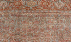 Antique Persian Bidjar Rug In Herati Design With Medallion In Soft Muted Colors