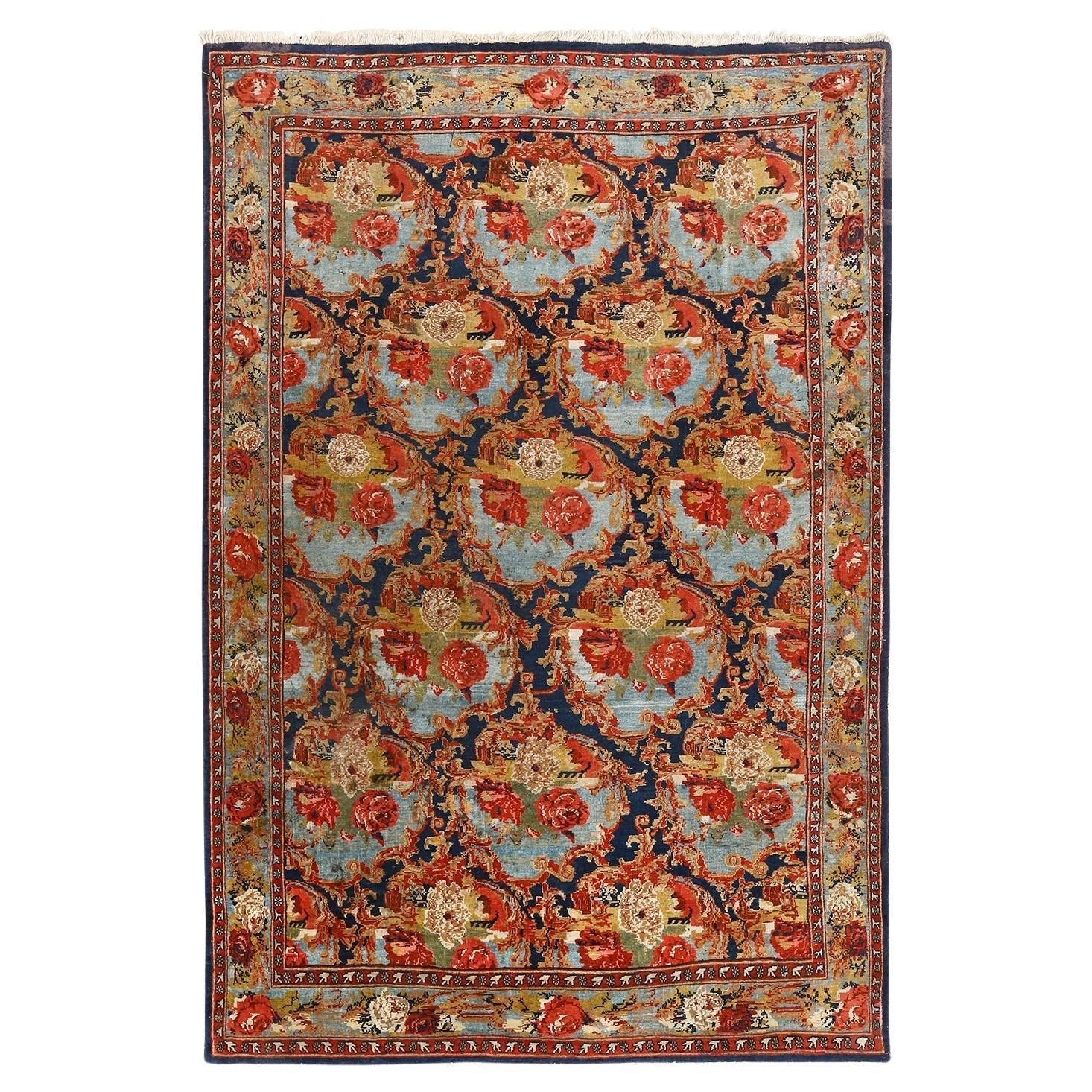 Tapis persan ancien Bidjar - Taille : 7'0x4'9