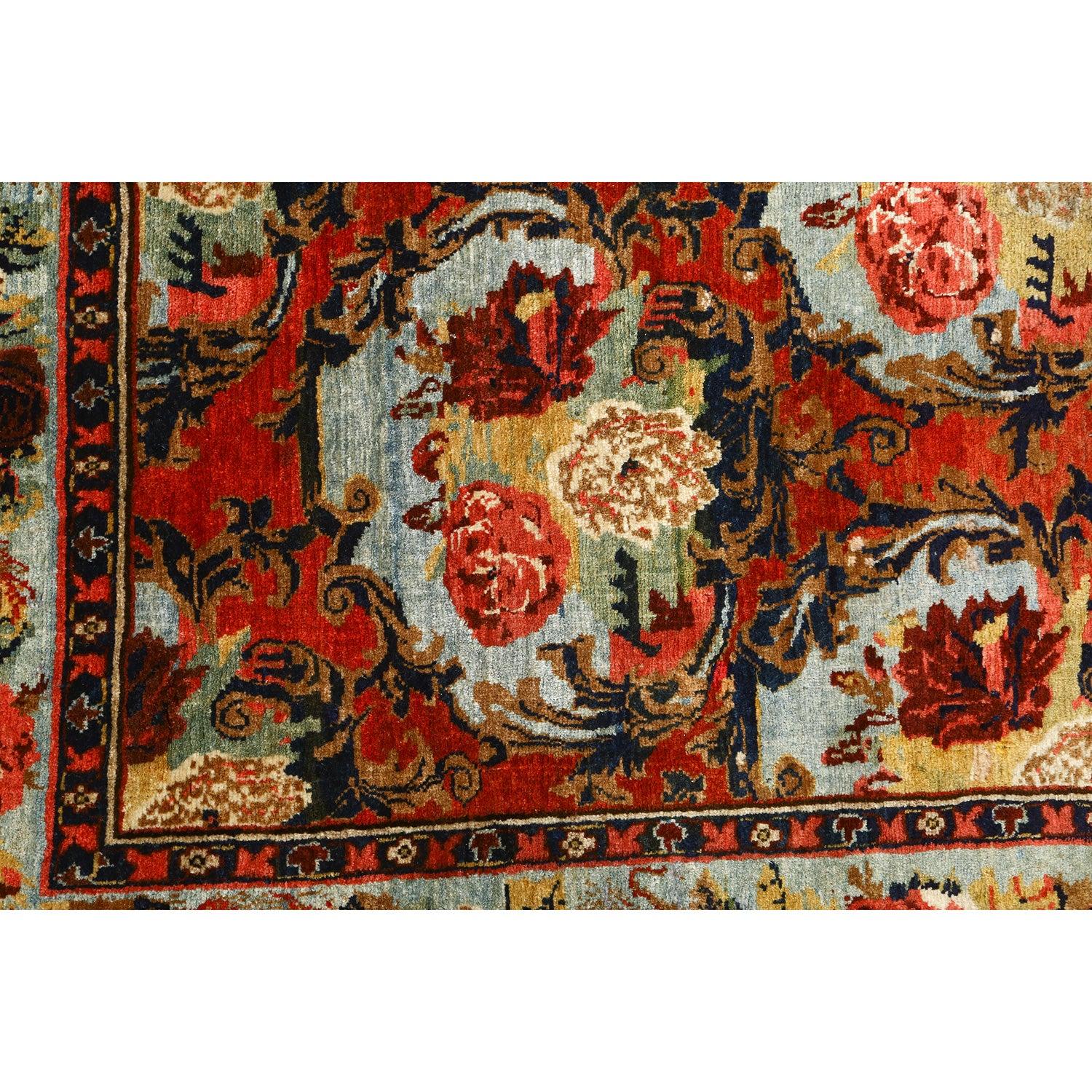 Noué à la main Tapis persan ancien Bidjar - Taille : 7'2x5'0 en vente