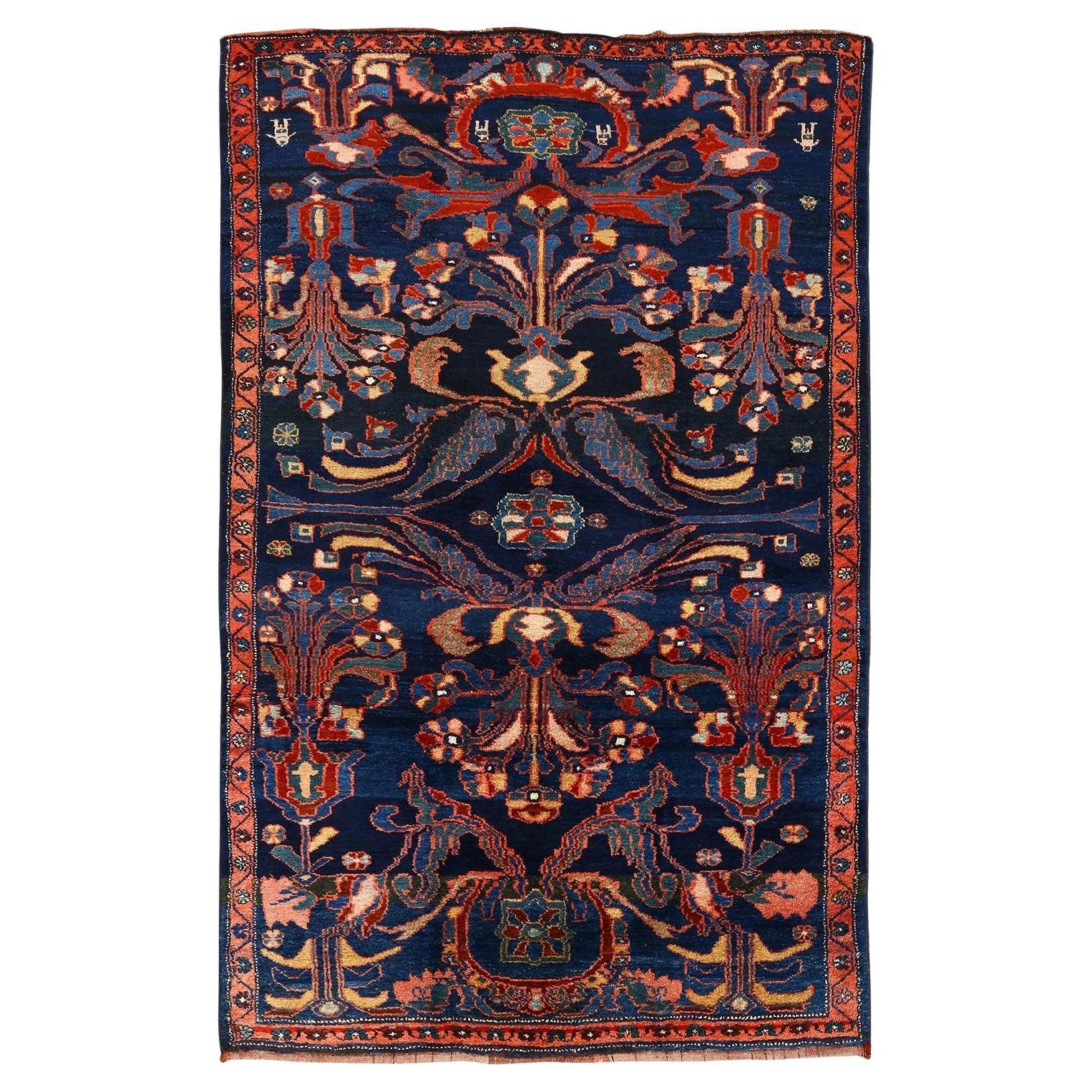Tapis persan ancien Bidjar - Taille : 7'4x4'6 en vente