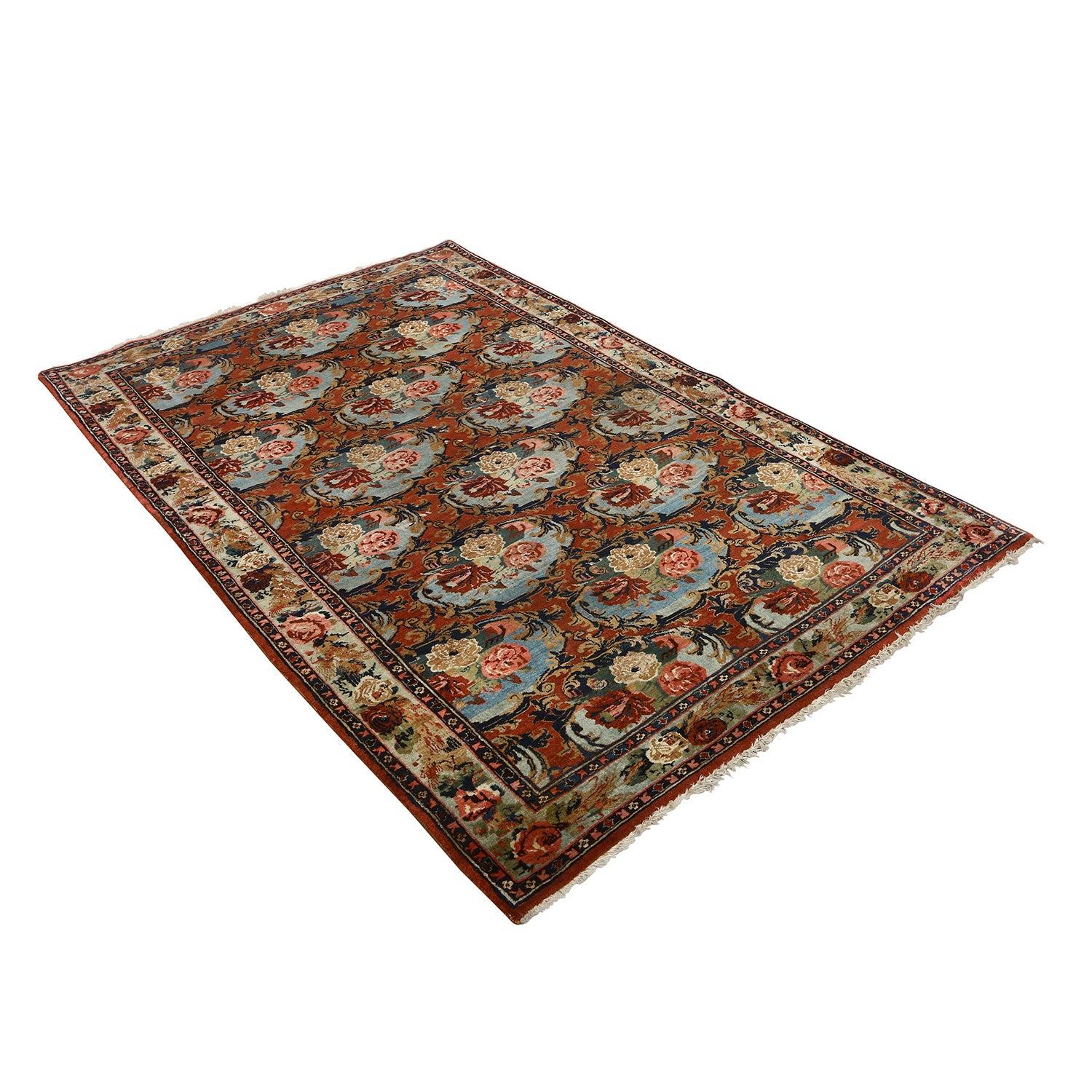 Perse Tapis persan ancien Bidjar - Taille : 7'4x5'0 en vente
