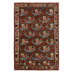 Antique Persian Bidjar Rug - Size: 7'4x5'0