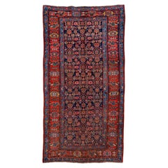 Antique Persian Bidjar Rug with Dense Floral Field.