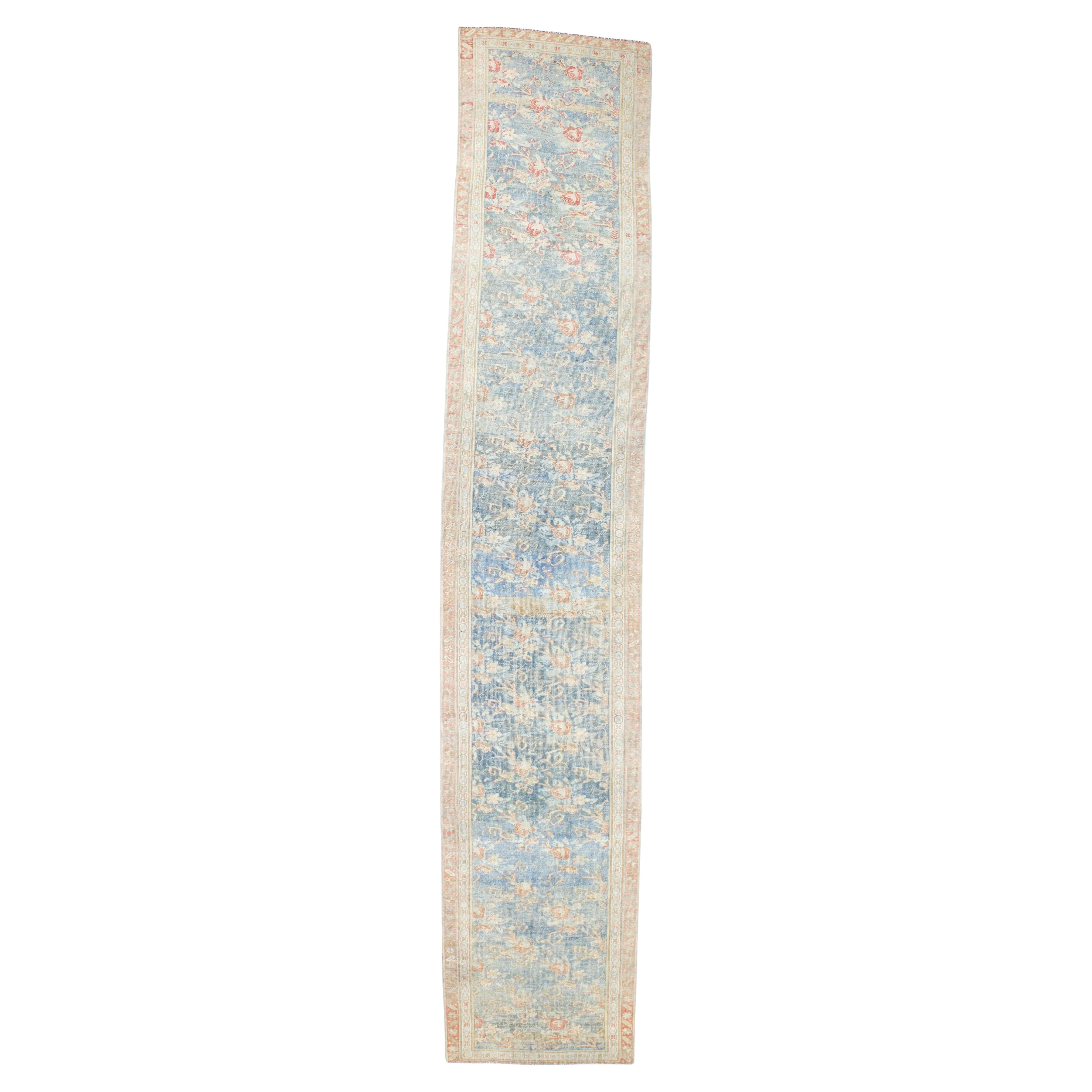 Antiker persischer Bidjar-Läufer 2'10" x 15'2 im Angebot