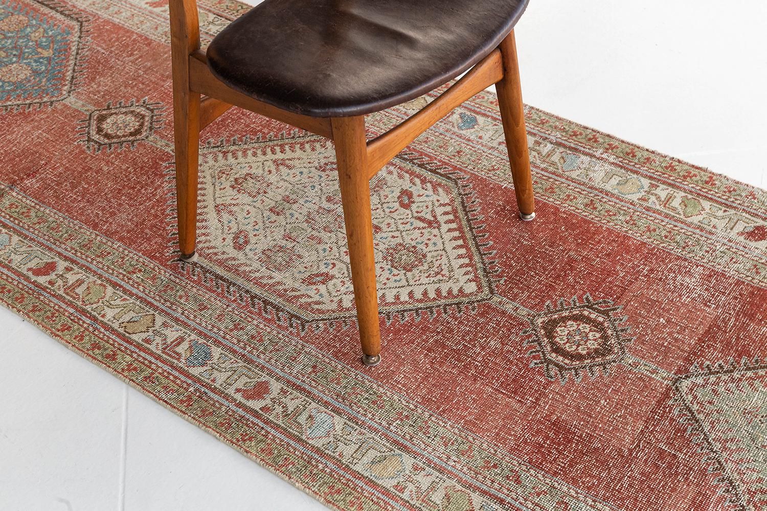 Antique Persian Bidjar Runner 26465 For Sale 2