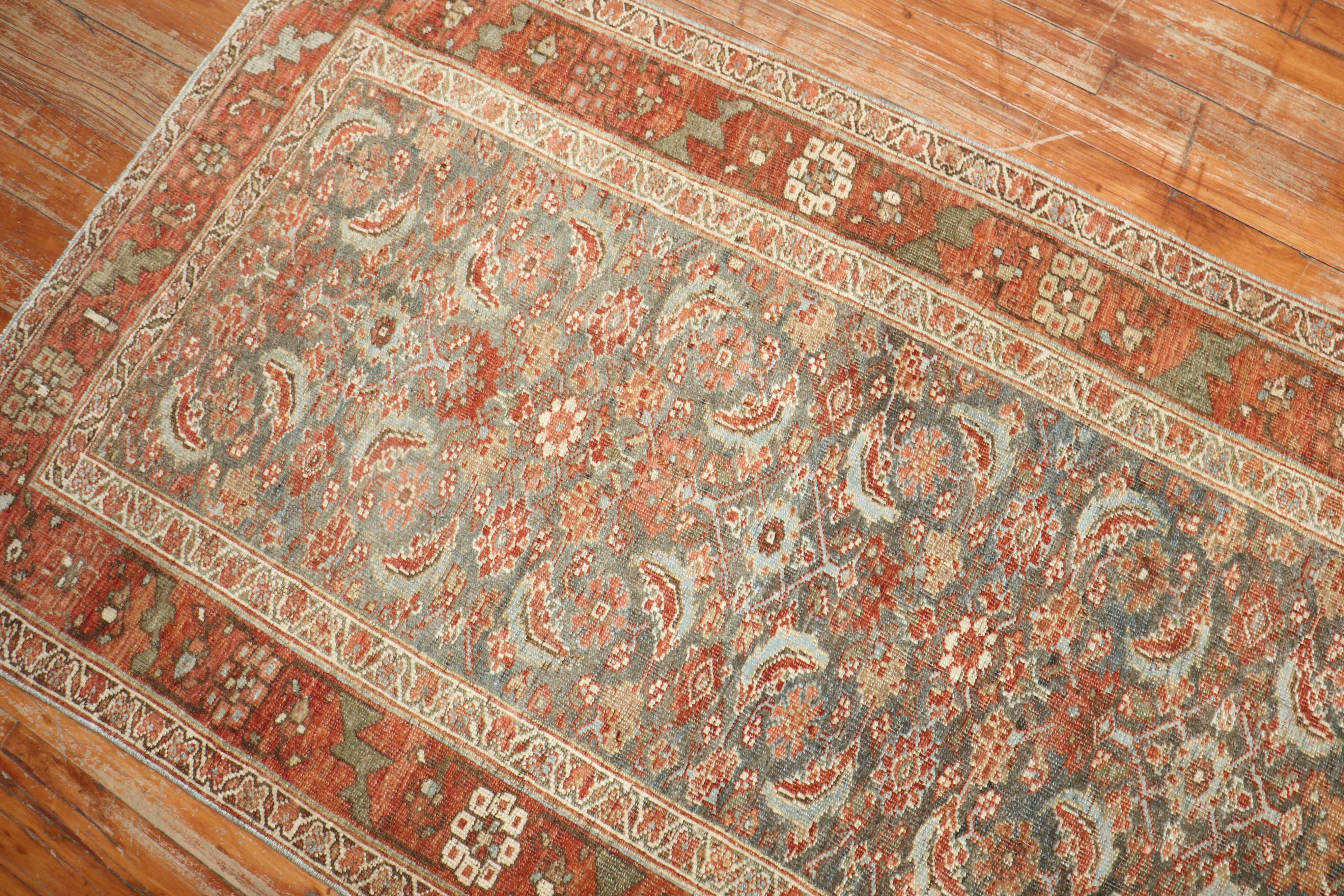 Laine Antique perse Bidjar Runner en vente