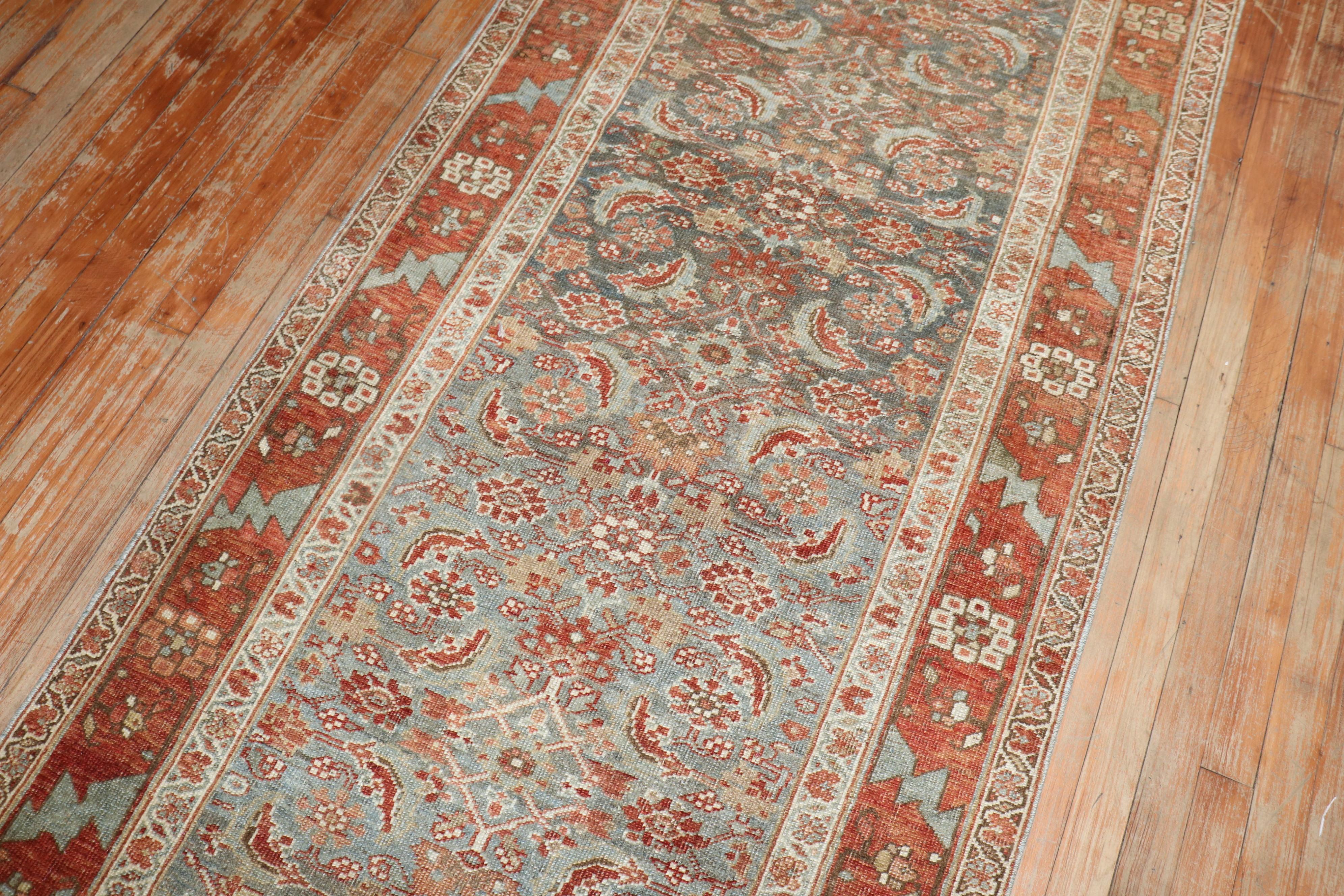Antique perse Bidjar Runner en vente 1