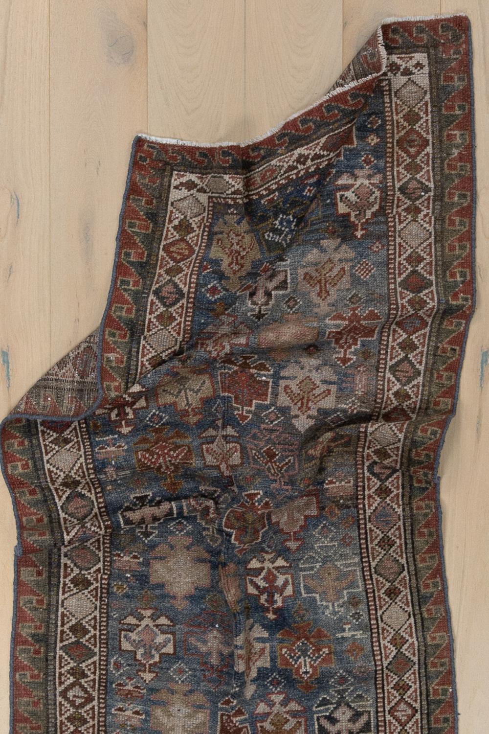 Antique Persian Bidjar Runner Rug 2