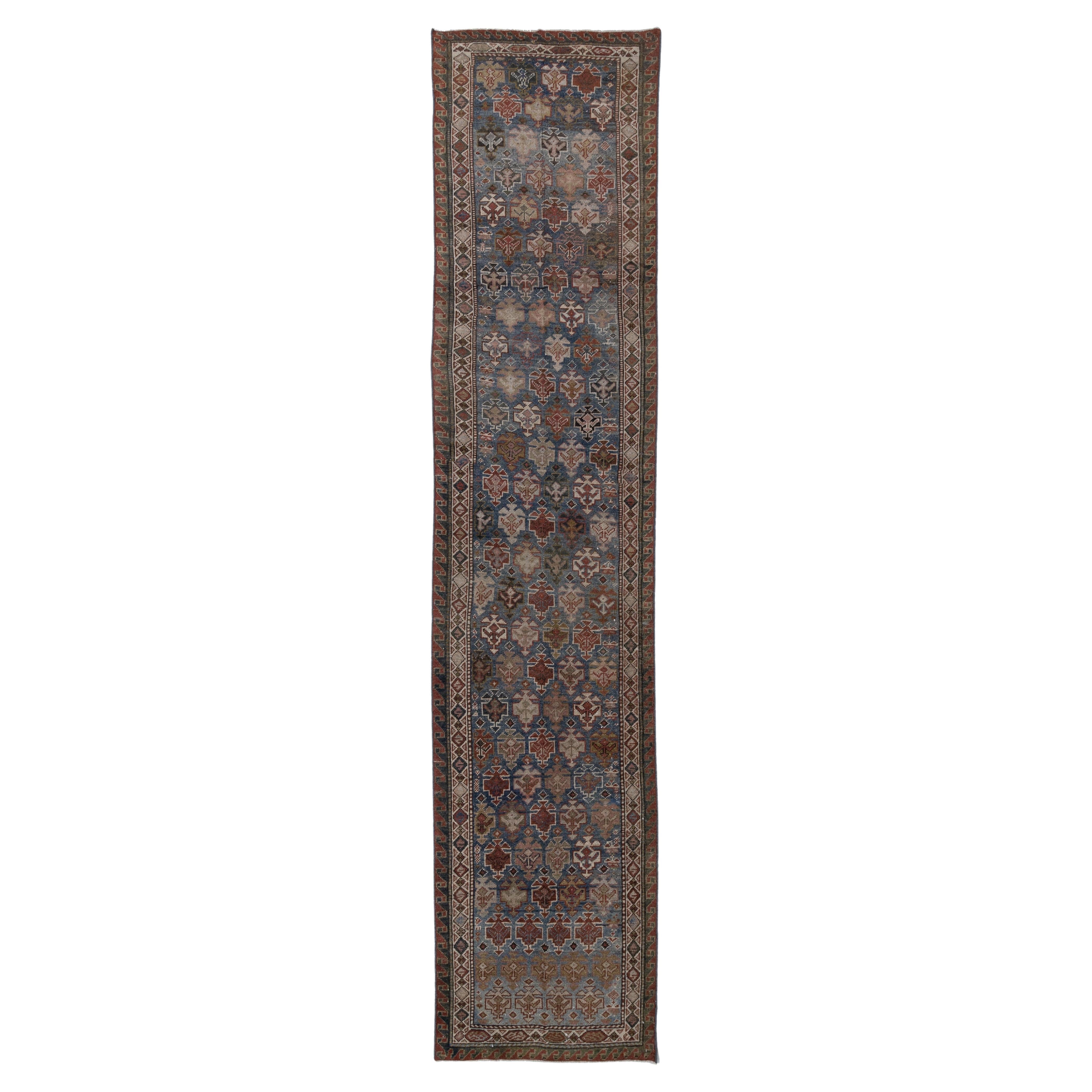 Antique Persian Bidjar Runner Rug