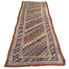 Antique Persian Bidjar Runner Rug