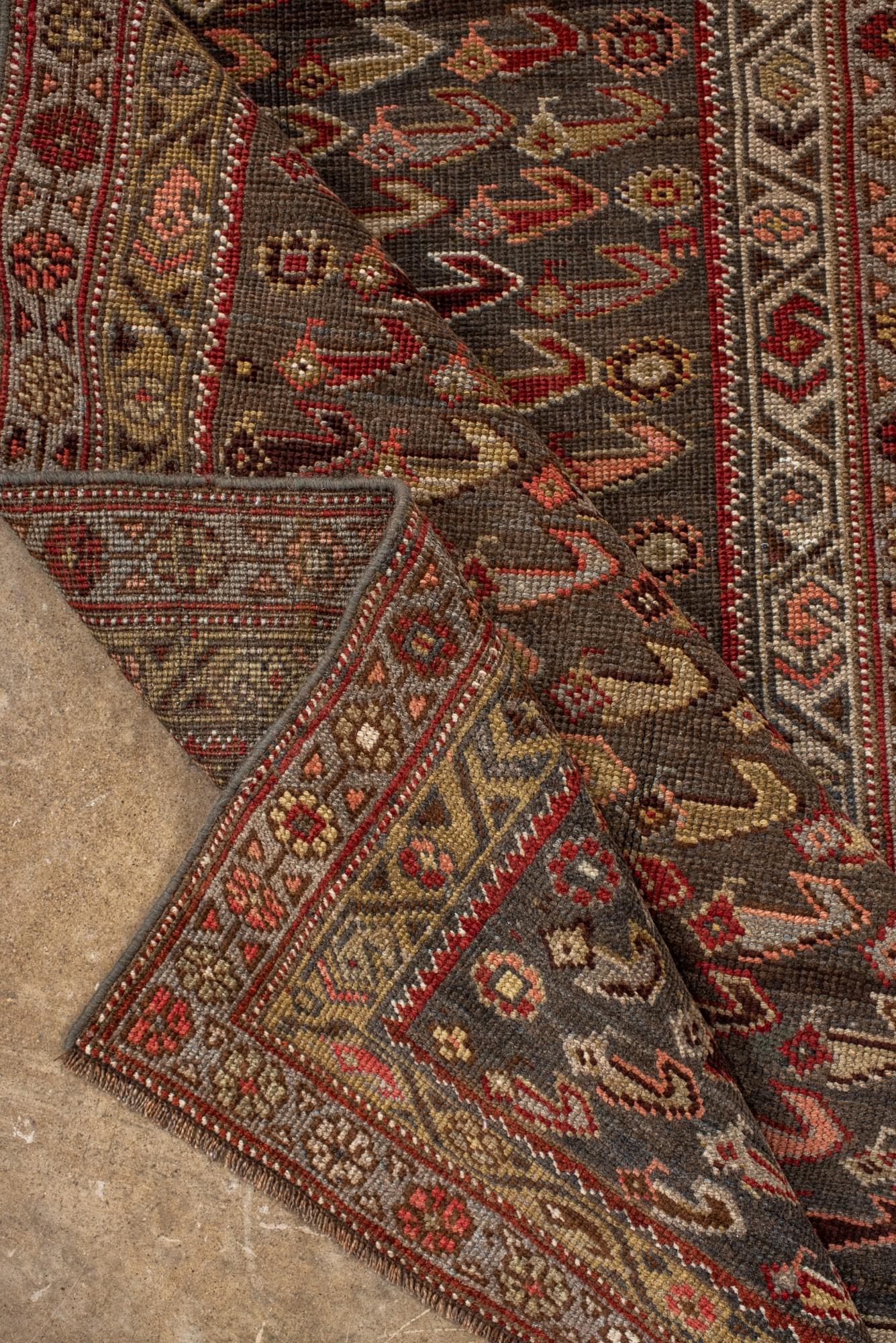 Antique Persian Bidjar Runner with Herati-Inspired Allover Motif For Sale 2