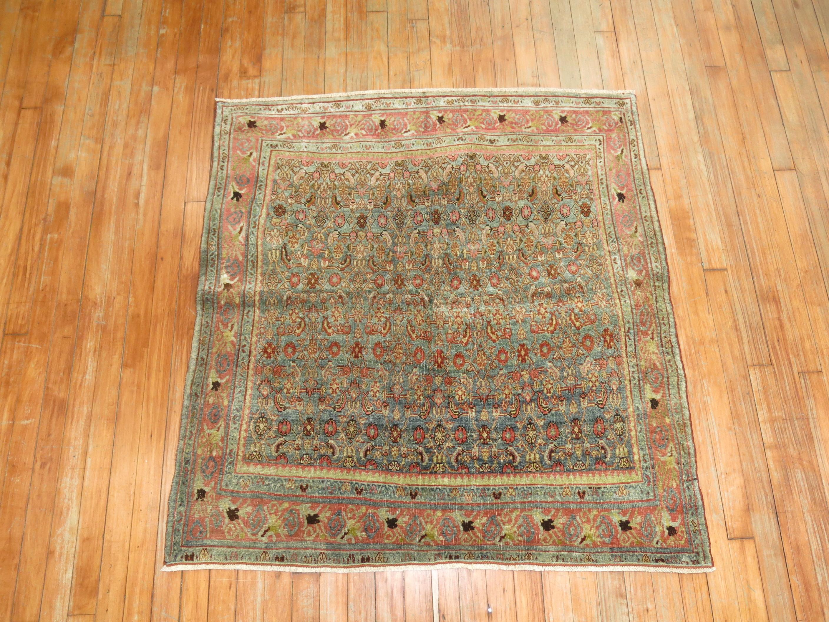 Antiker persischer Bidjar-Teppich (Malayer) im Angebot
