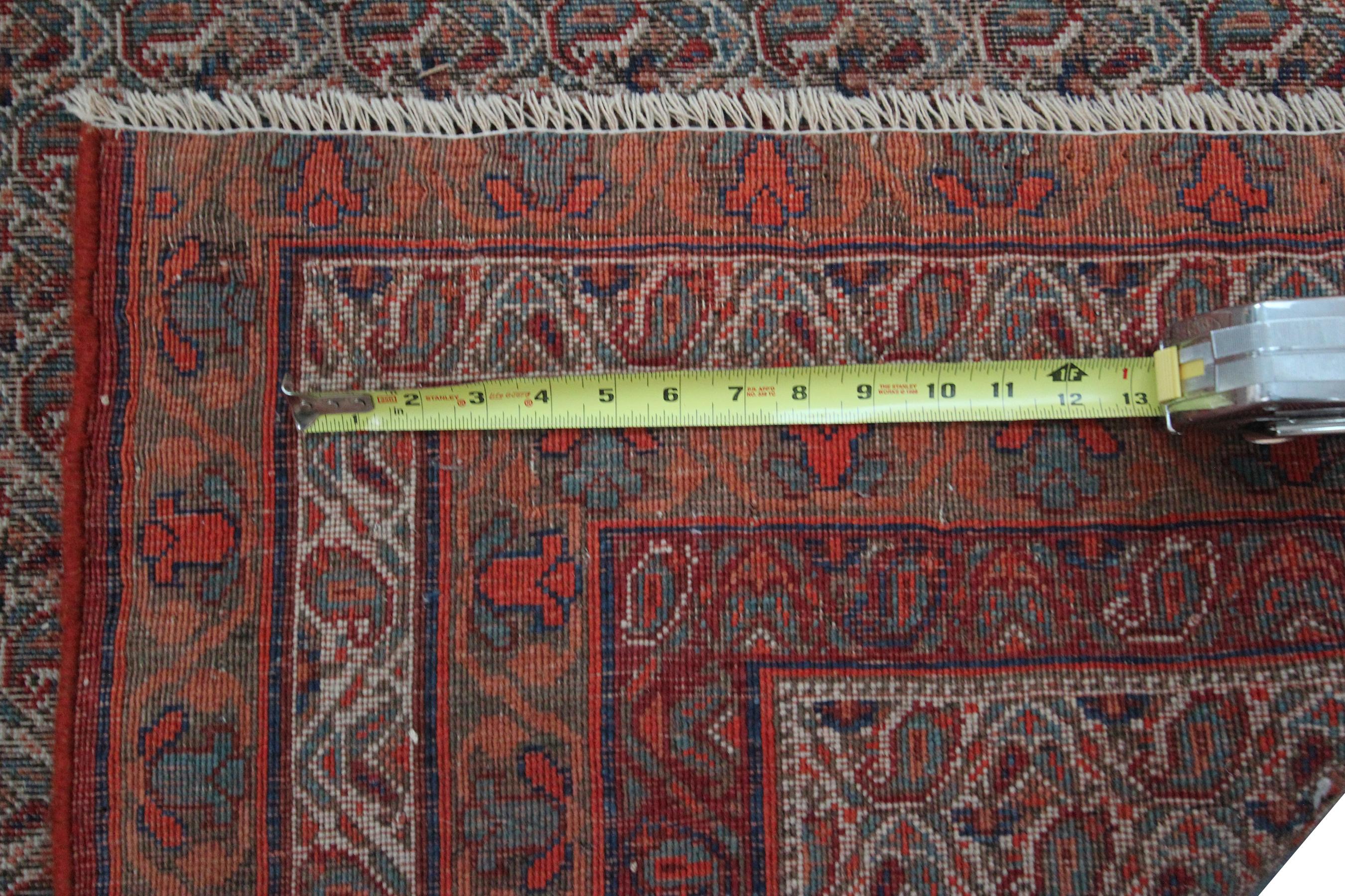 Bijar persan ancien Bijar antique pré-1900, motif géométrique, 10 x 15 cm en vente 2