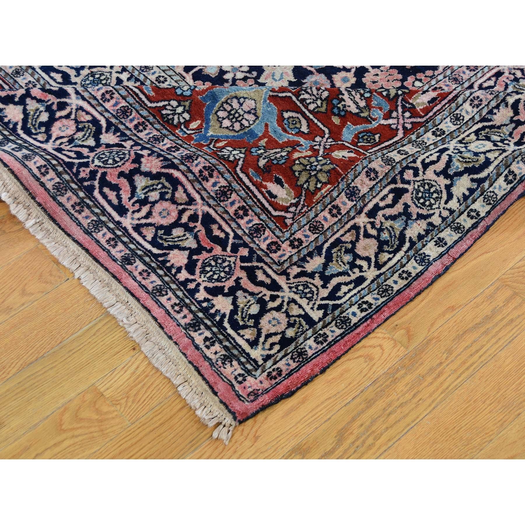 Antique Persian Bijar Good Condition Pure Wool Hand Knotted Oriental Rug 1