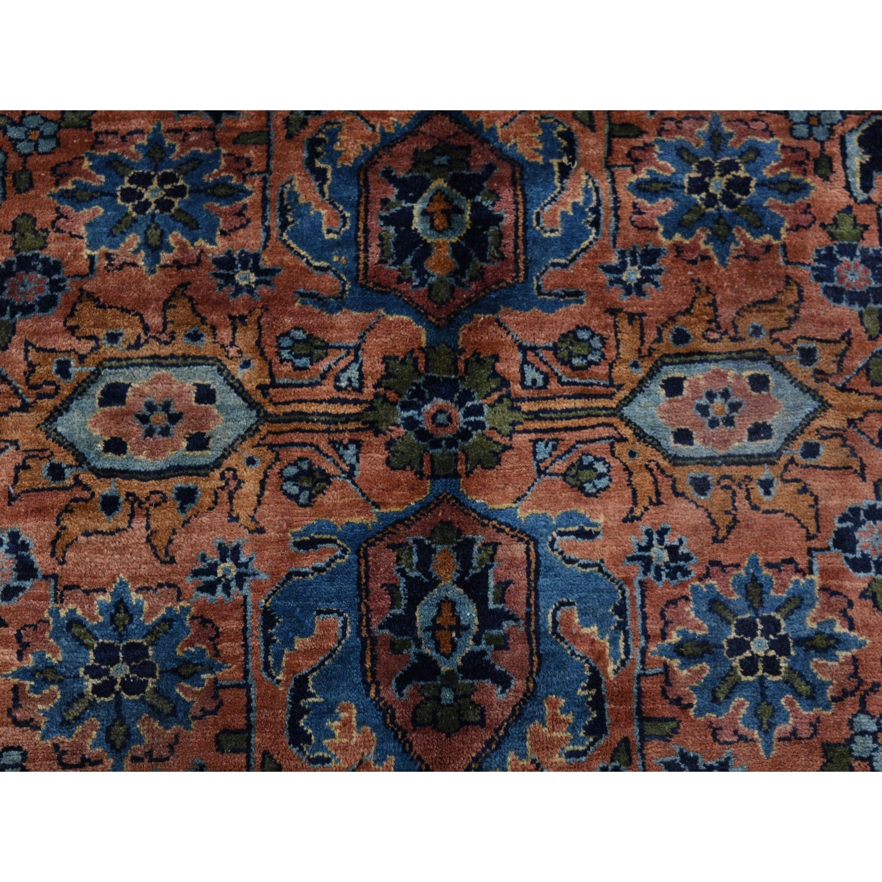 Antique Persian Bijar Mint Condition Full Pile Hand Knotted Wool Oriental Rug 2