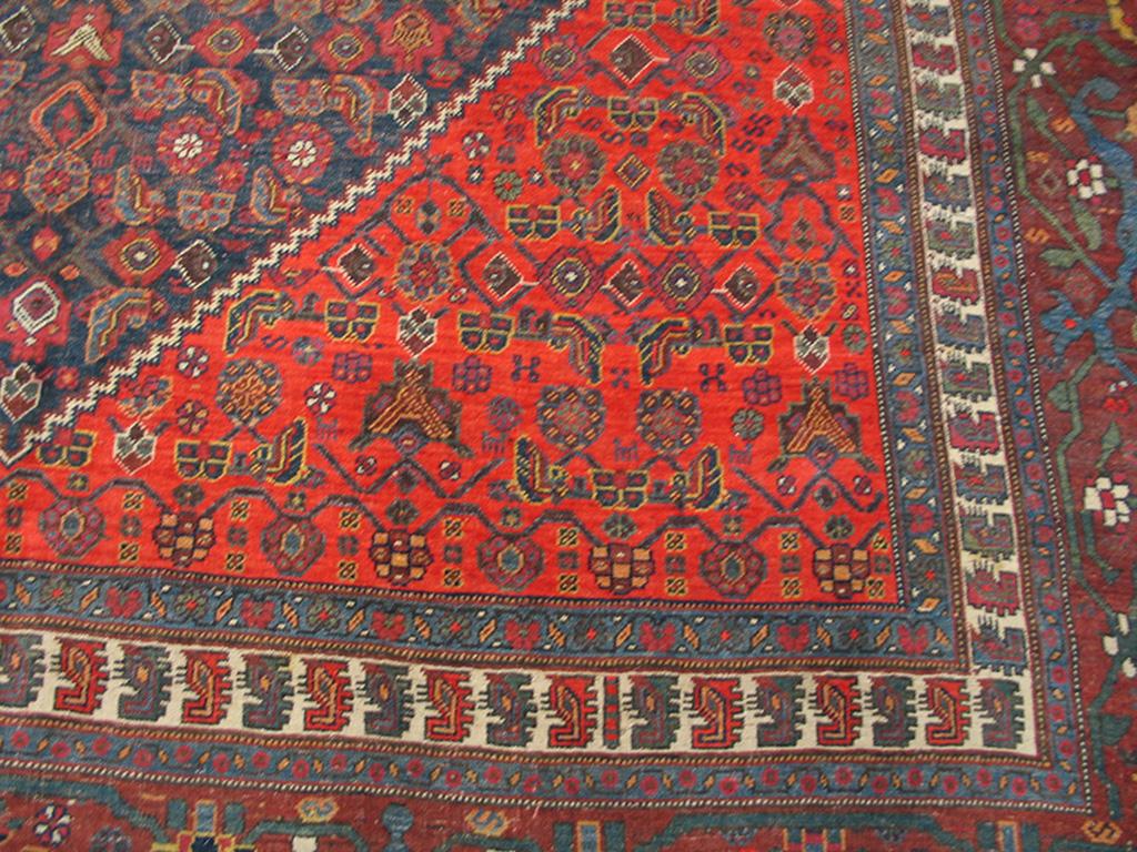 Antique Persian Bijar Rug 11' 1''x 18' 4'' In Good Condition For Sale In New York, NY
