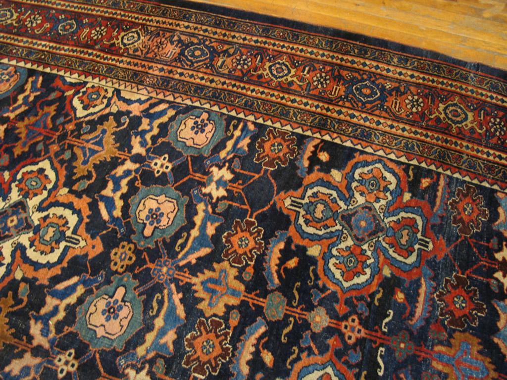 Antique Persian Bijar Rug In Good Condition In New York, NY