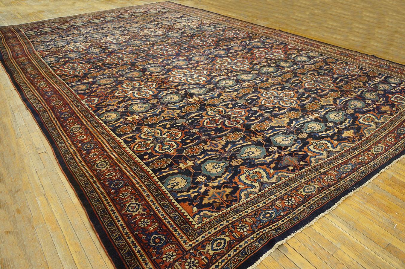 Late 19th Century Antique Persian Bijar Rug