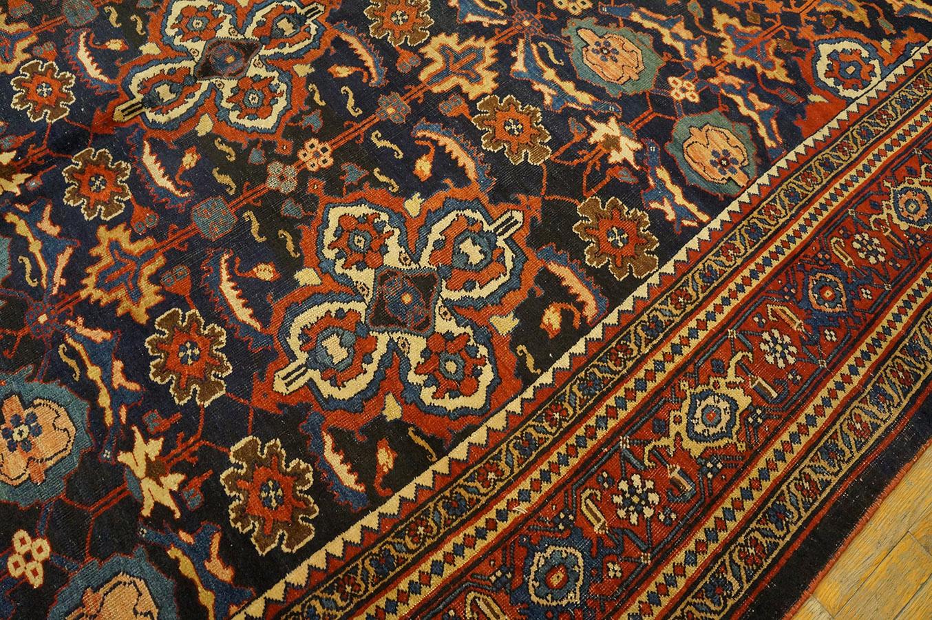 Antique Persian Bijar Rug 2