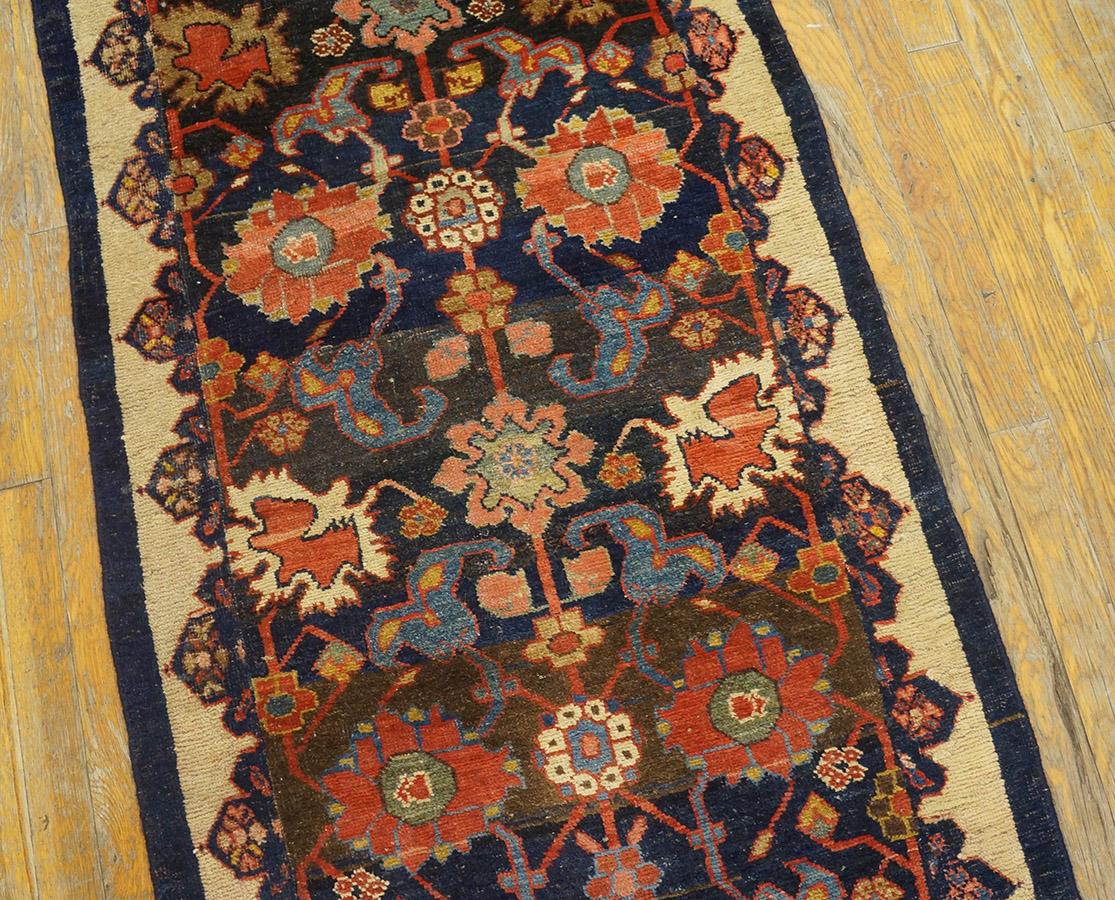 19th Century W. Persian Bijar Carpet ( 2'4'' x 9'9'' - 71 x 297 ) For Sale 6