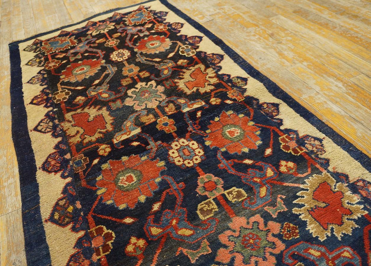 19th Century W. Persian Bijar Carpet ( 2'4'' x 9'9'' - 71 x 297 ) For Sale 4