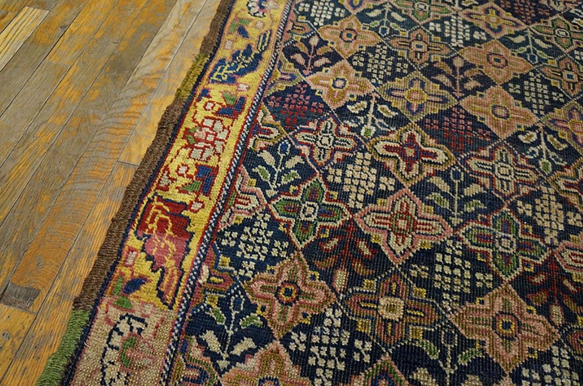 19th Century W. Persian Bijar Carpet ( 3'3