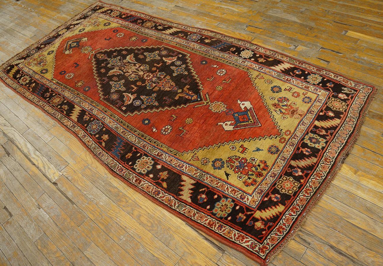 Late 19th Century Persian Bijar Rug ( 3'8