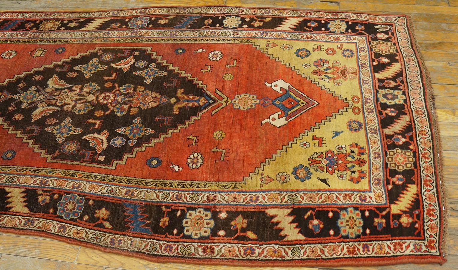 Late 19th Century Persian Bijar Rug ( 3'8