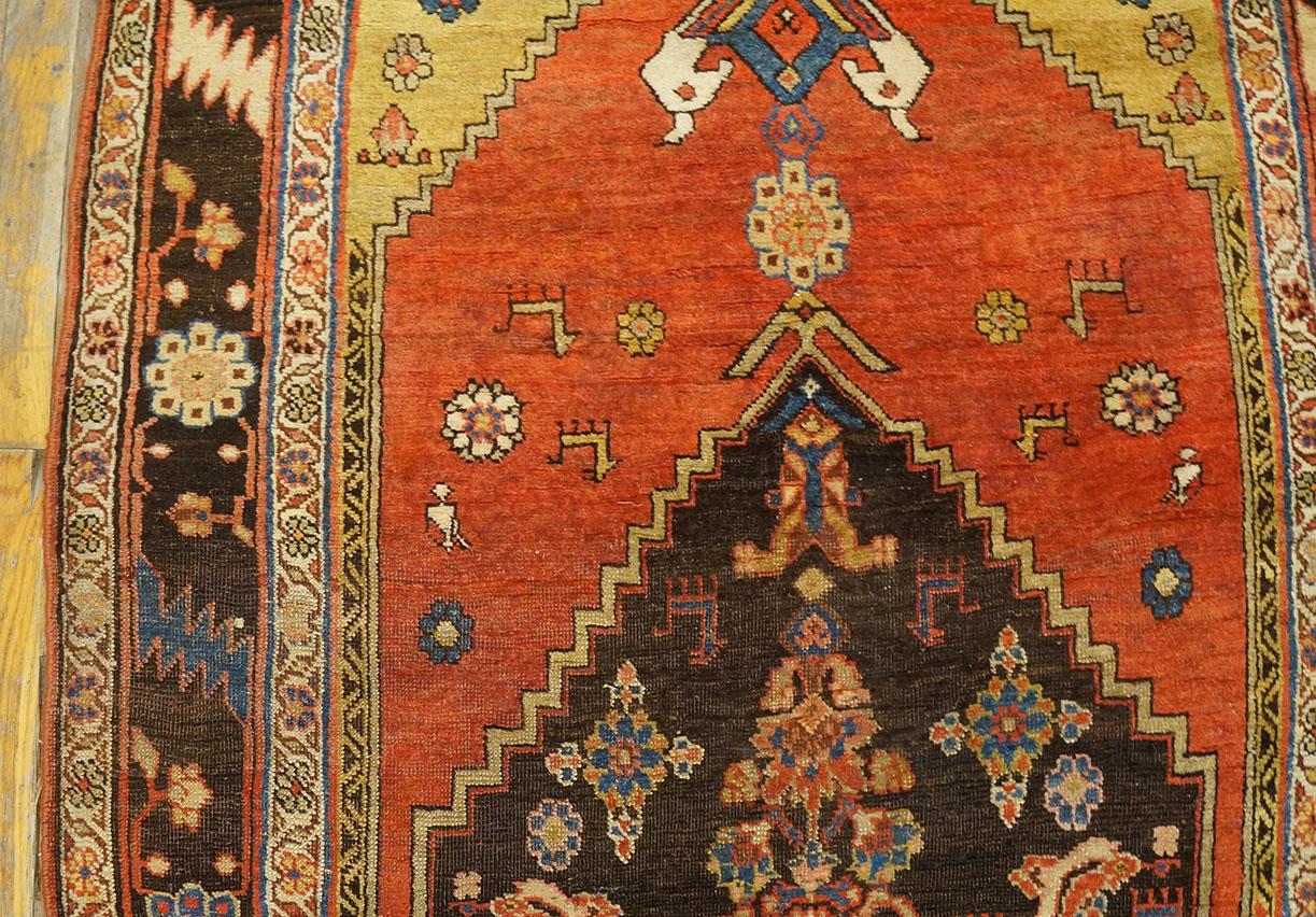 Late 19th Century Persian Bijar Rug ( 3'8