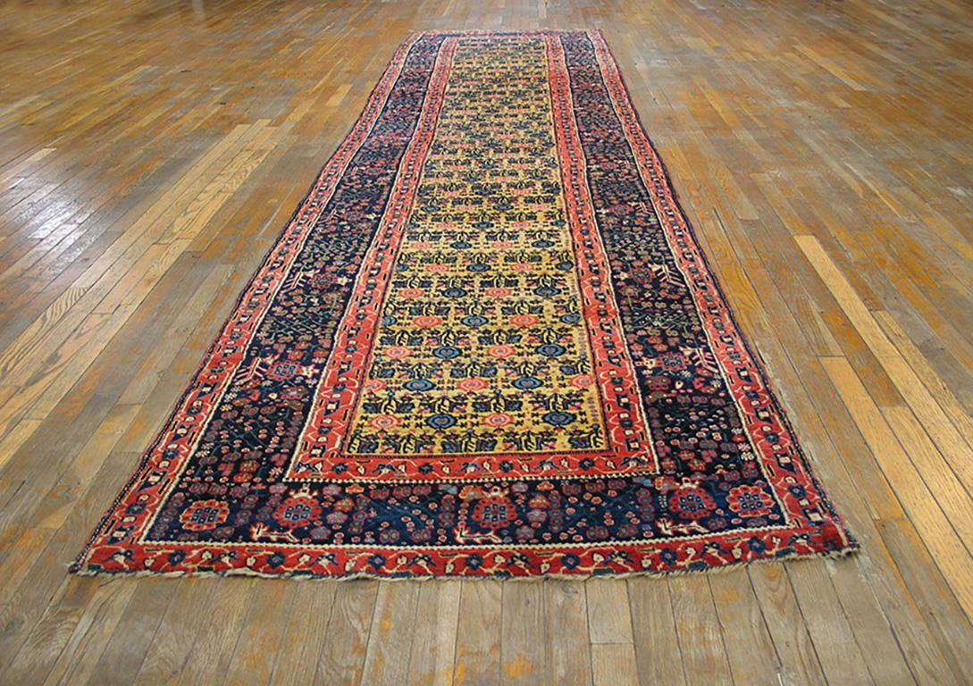 Antique Persian Bijar rug, size: 3'8
