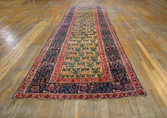 Antique Persian Bijar Rug 3' 8" x 16' 0"