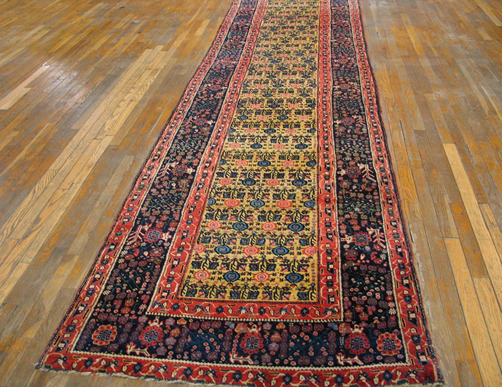 Antique Persian Bijar Rug 3' 8