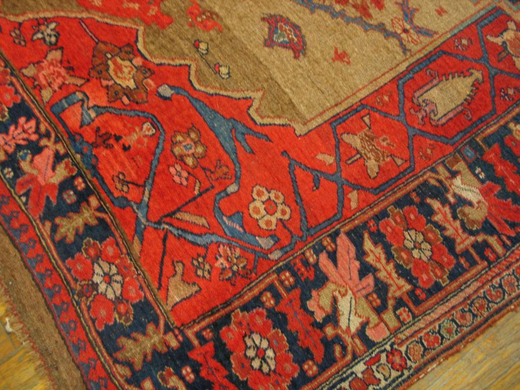 Perse Fin du 19ème siècle, tapis persan Bijar Sampler ( 4'6