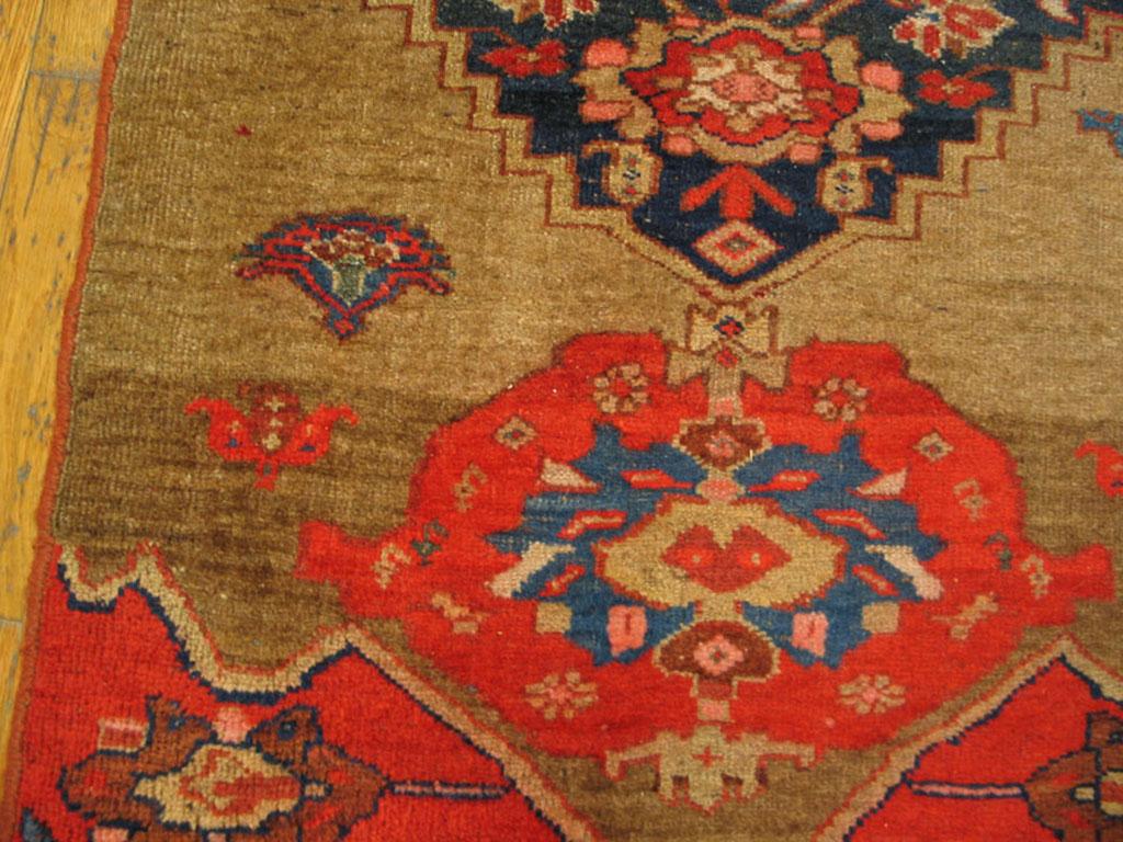 Noué à la main Fin du 19ème siècle, tapis persan Bijar Sampler ( 4'6