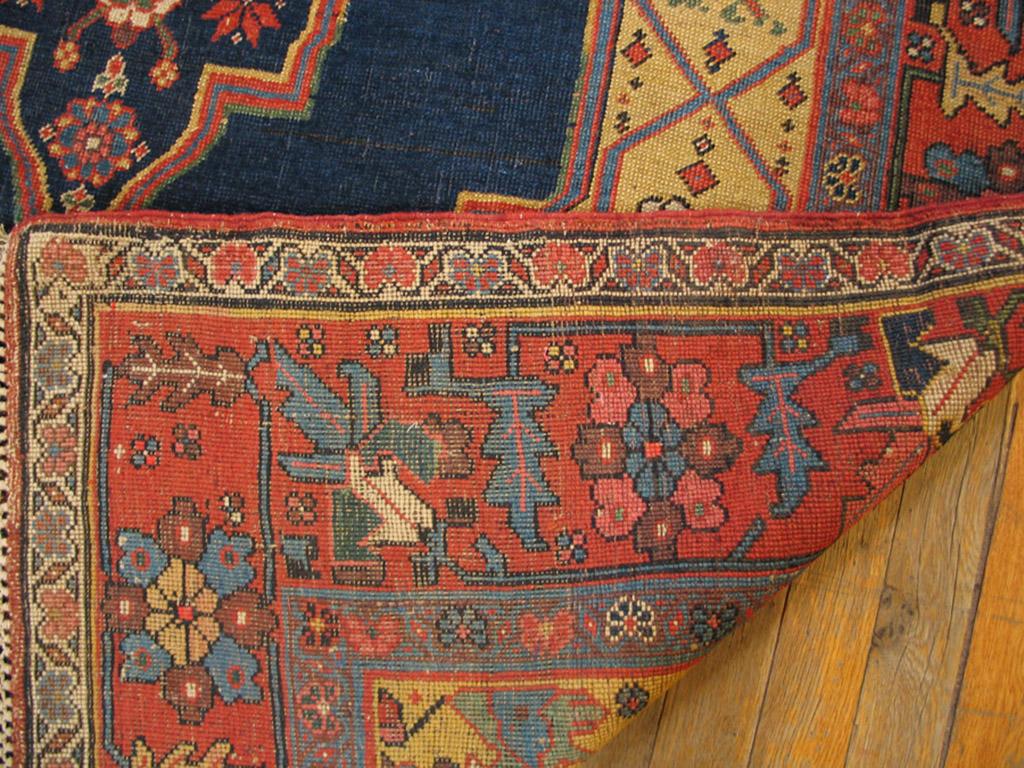 Late 19th Century Antique Persian Bijar Rug 4' 9