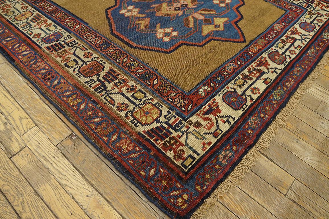 Late 19th Century Persian Bijar Carpet ( 4' x 10' 4