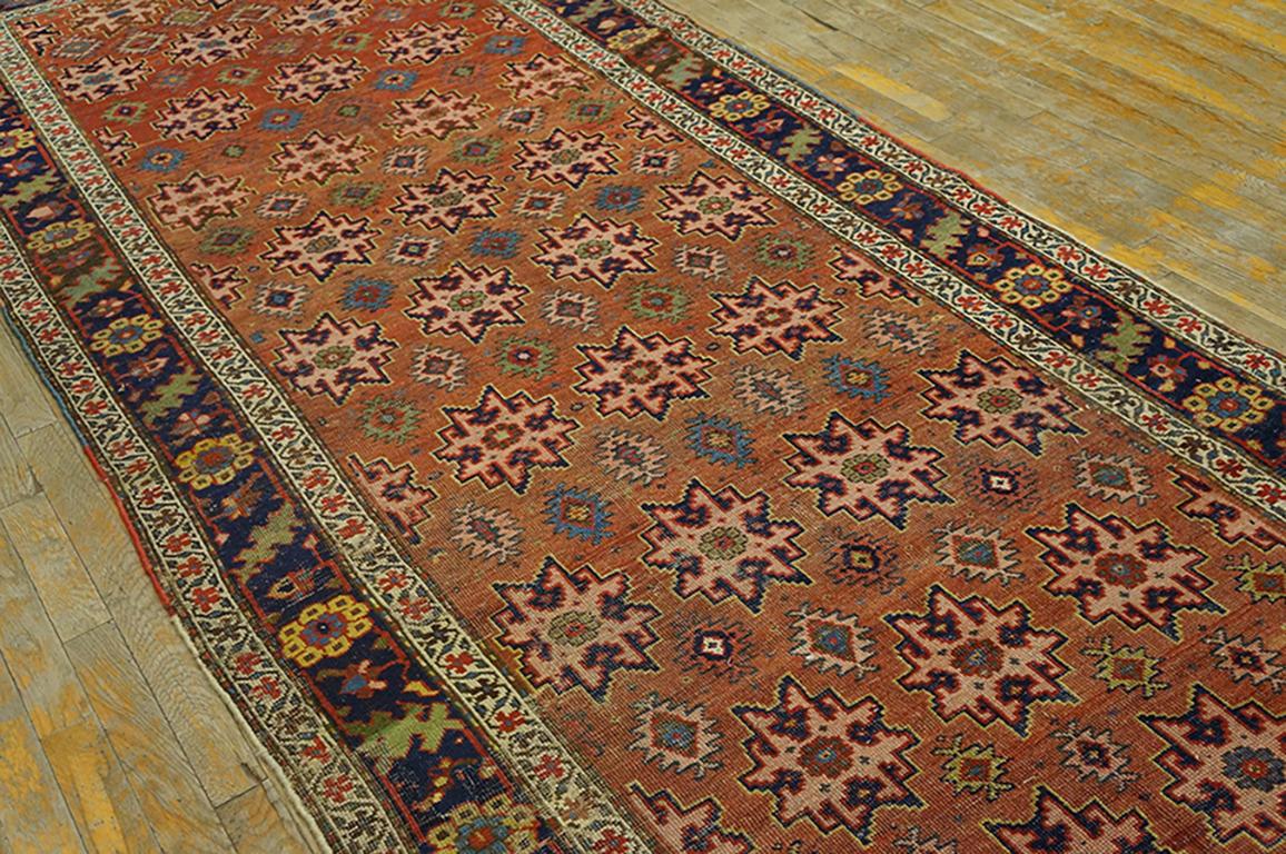 Late 19th Century 19th Century W. Persian Carpet Bijar Carpet ( 4'6