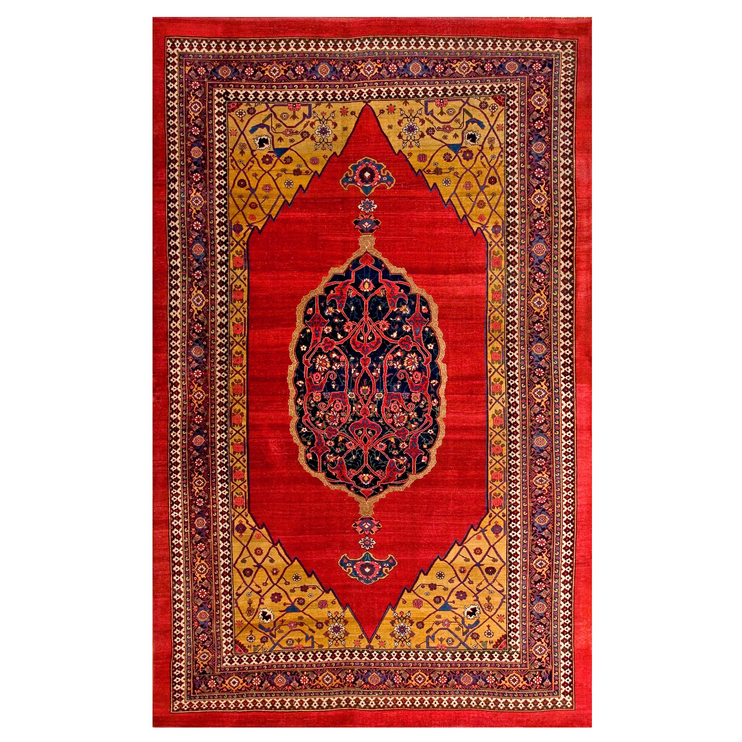 Antique Persian Bijar Rug For Sale