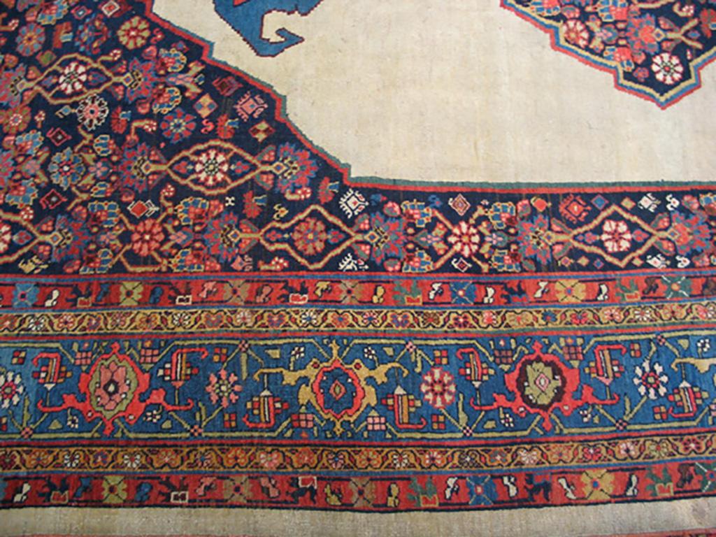 Early 20th Century Antique Persian Bijar Rug 8'0