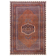 Antique 19th Century Persian Bijar Carpet ( 9'6" x 14'6" - 290 x 442 )